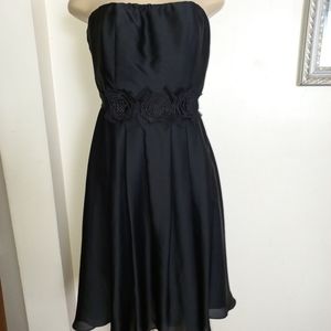 NWT The Limited Black Strapless Dress Womens Size 6